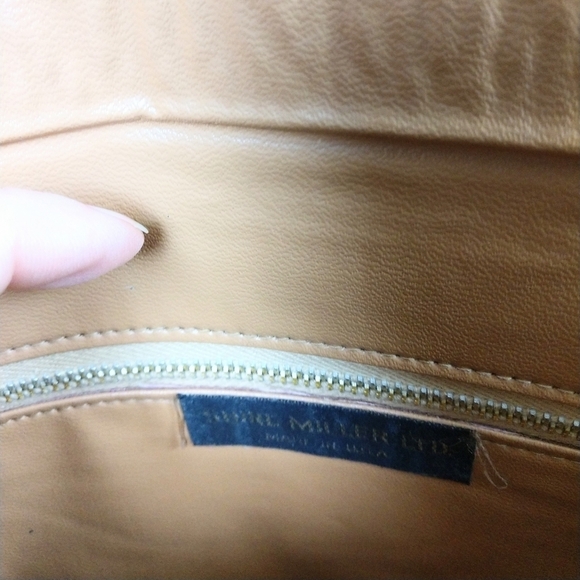 Shirl Miller LTD. Vintage Snakeskin Pattern Envelope Clutch Purse - Picture 8 of 9